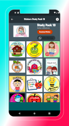 Screenshot 8 Stickers de Educación para Whatsapp. android