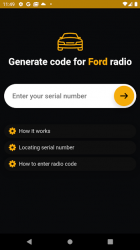 Captura 2 Ford Radio Code Calculator android