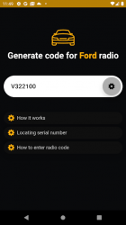 Captura de Pantalla 4 Ford Radio Code Calculator android