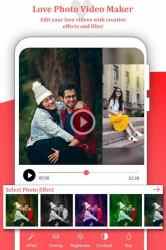 Captura 7 Love Photo Video Maker with Music - Slideshow android