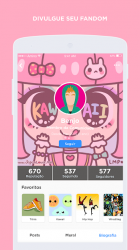 Screenshot 4 Kawaii Amino em Português android