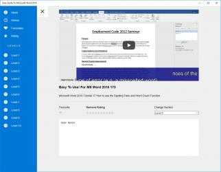 Captura de Pantalla 3 Easy Guide To Microsoft Word 2016 windows