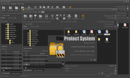Screenshot 2 File Protect System - LE windows