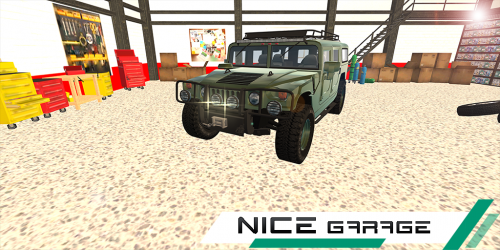 Captura de Pantalla 7 Hummer Drift Car Simulator android