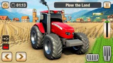 Capture 10 Real Tractor Driving Simulator : USA Farming Games android