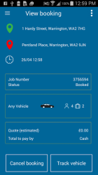 Screenshot 5 Abba Cars Taxis Warrington android