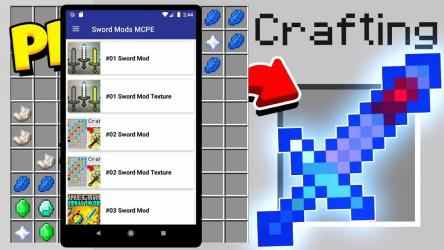 Imágen 3 Sword Mod and Shield Mod ⚔️ for MCPE android