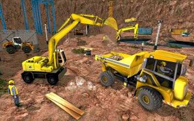 Screenshot 4 Heavy Excavator simulator : Rock Mining 2021 android