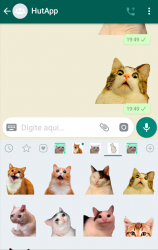 Screenshot 5 Mejor Stickers de Gato para WAStickerApps android