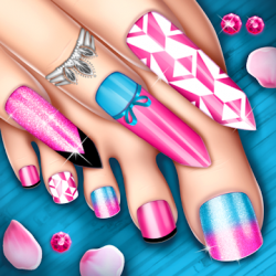 Screenshot 1 Juegos para pintar las uñas - Manicura y pedicura android