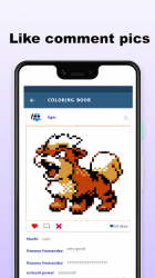 Captura de Pantalla 6 pokepix color por número - art pixel coloring android