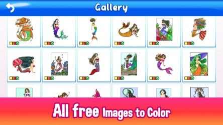 Captura de Pantalla 6 Mermaid Color By Number Coloring book windows