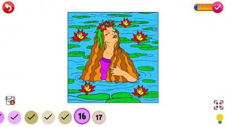 Screenshot 2 Mermaid Color By Number Coloring book windows