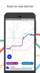 Captura 2 Barcelona metro map. Rutas rápidas. android