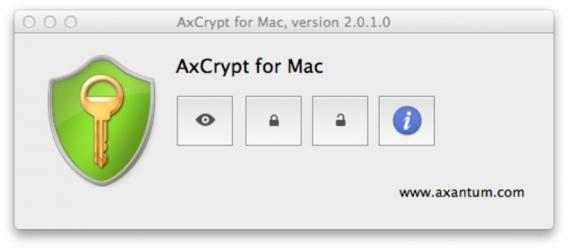 Screenshot 1 AxCrypt mac