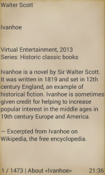 Captura 4 Ivanhoe by Walter Scott android