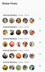 Captura de Pantalla 6 Mejor Stickers de animales WhatsApp WAStickerApps android