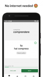 Screenshot 4 Verbare: Aprende conjugación de verbos en italiano android