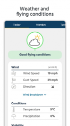 Captura de Pantalla 2 Dronecast: Weather & No Fly Zones for Drone Pilots android