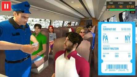 Captura de Pantalla 2 Euro Tren Simulador Gratis 2021 - Train Driving android