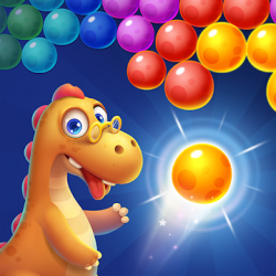 Screenshot 1 Bubble Shooter: Primitive Dinosaurs - Egg Shoot android