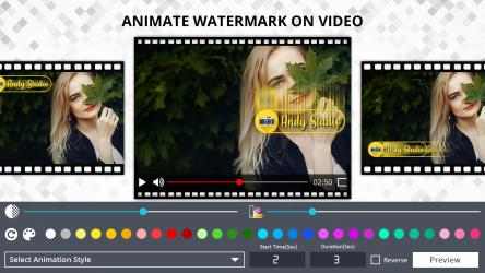 Captura de Pantalla 4 Animated Watermark on Video windows