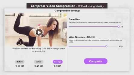 Captura 2 Video Compressor: Compress Videos and Resize Videos, Save Space windows