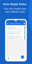 Screenshot 10 Auto Reply for FB Messenger - AutoRespond Bot android