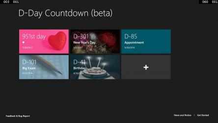 Captura 1 D-Day Countdown Lite with Live Tile windows