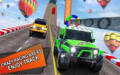 Screenshot 3 Tricky Stunt Jeep Driving 3D android