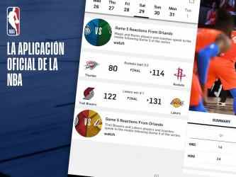 Capture 8 NBA App: básquetbol en vivo android