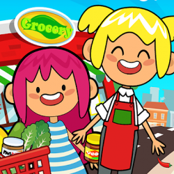 Screenshot 1 My Pretend Grocery Store Games android