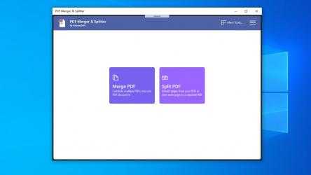 Screenshot 1 PDF Merger & Splitter: free pdf splitter to extract pdf and combine pdf windows