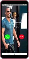 Screenshot 9 The Rock Video Call (Dwayne Johnson) android
