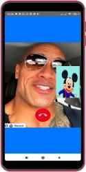 Capture 4 The Rock Video Call (Dwayne Johnson) android
