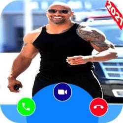 Capture 1 The Rock Video Call (Dwayne Johnson) android