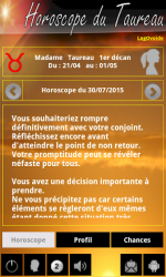 Screenshot 2 Horoscope Taureau android