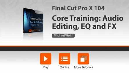 Captura 1 Audio Editing, EQ and FX Course for FCP X windows