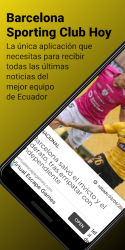 Captura de Pantalla 10 Barcelona Sporting Club Hoy android