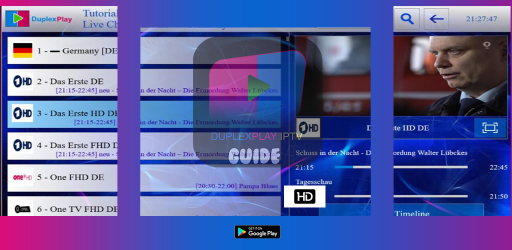 Imágen 3 GUIDE | Duplex play Tv android