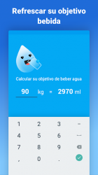 Screenshot 3 Recordatorio para beber agua - Alerta y Registro android