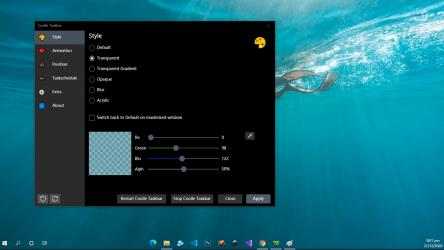 Captura 2 Coolle Taskbar - Change Style, Position and Color windows