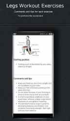 Screenshot 8 Piernas Ejercicios de entrenamiento android