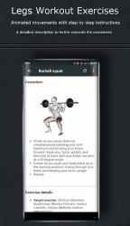 Captura de Pantalla 3 Piernas Ejercicios de entrenamiento android