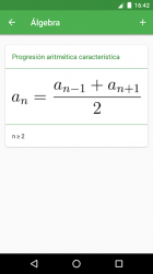 Captura de Pantalla 10 Fórmulas Matemáticas android