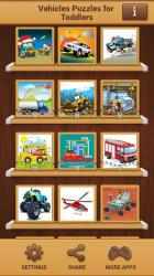 Screenshot 8 Vehicles Puzzles for Toddlers windows