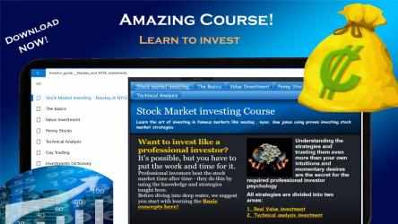 Screenshot 1 Stockmarket investment course: Nasdaq, NYSE, Dow Jones and more windows