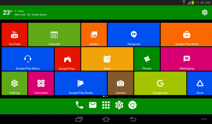 Capture 13 Metro 10 style launcher pro android
