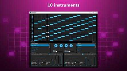 Screenshot 1 Music Loops Maker - Sound recording studio with audio effects and frequency settings for a DJ windows