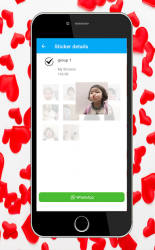 Capture 5 Stickers de la Niña Coreana para WhatsApp android